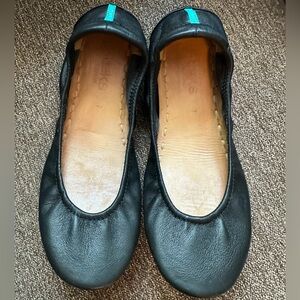 Tieks Matte Black Flats
